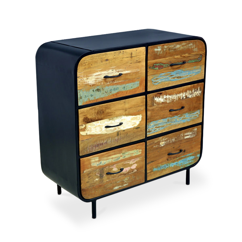 Reality Teak & Metal Dresser – Murukaka