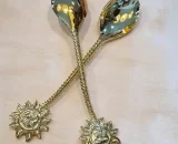 Mathew Brass Sun Spoons