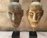 Rylee Tribal Brass Masks