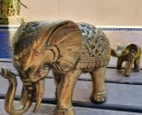 Antony Elephants Brass Decor